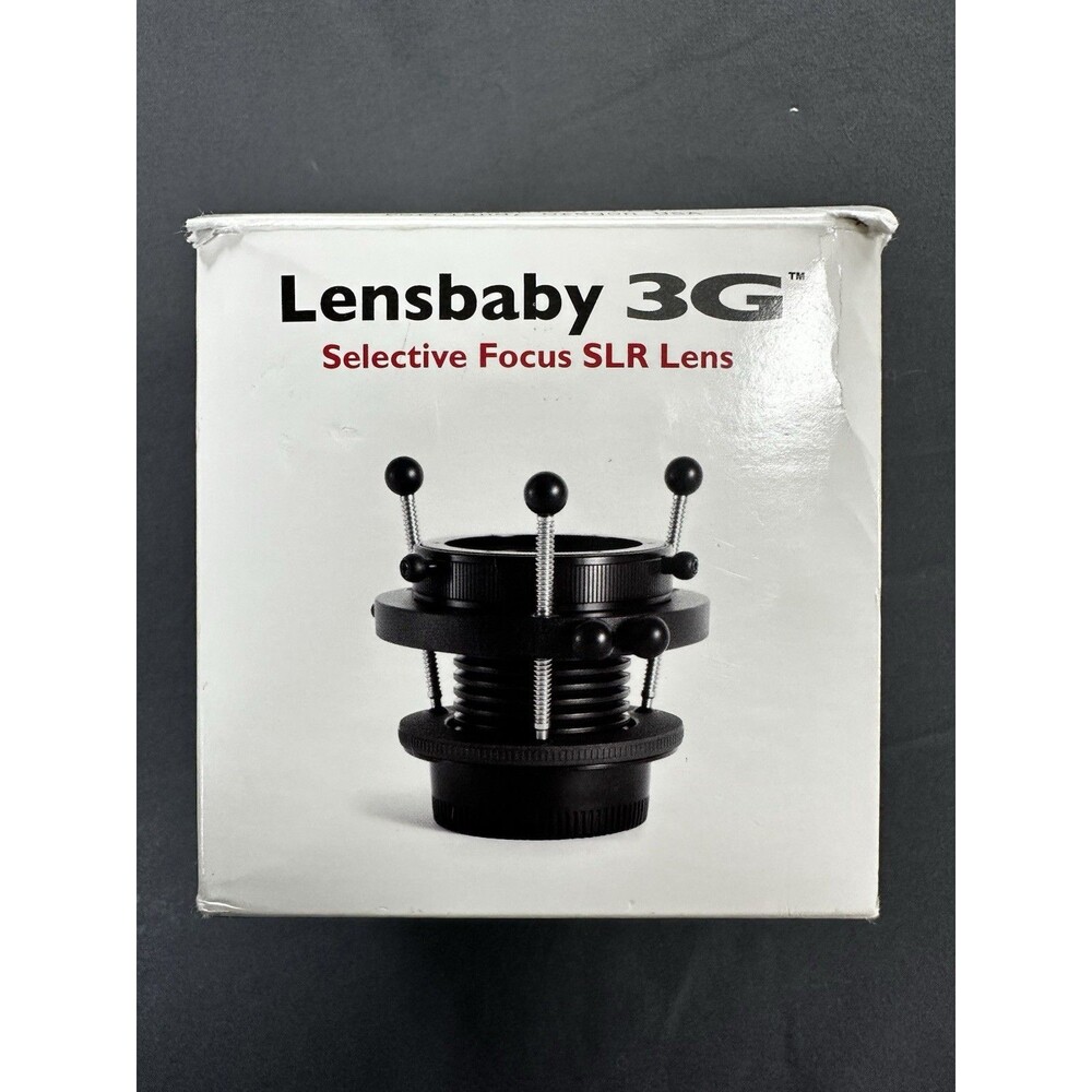 Lensbaby 3G Selective Focus SLR Lens Canon EF Mount w/ Box Case Accessories